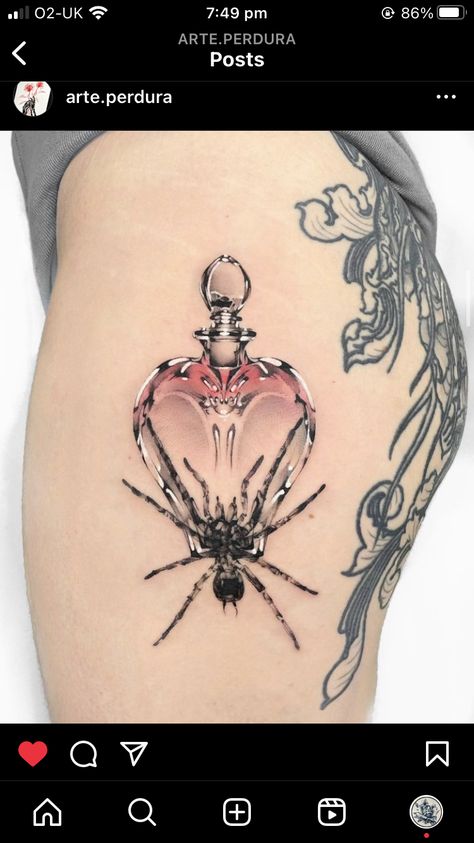 Gem Tattoo, Abstract Tattoo Designs, Tattoos Back, Pink Tattoo, Kunst Tattoos, Scary Tattoos, Spider Tattoo, Tatuaje A Color, Head Tattoos