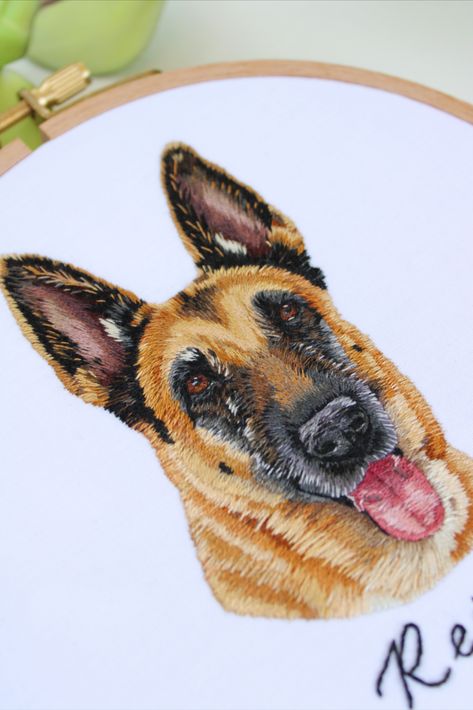 Animals Portrait, Pet Embroidery, Embroidered Animals, Portrait Embroidery, Embroidered Portrait, Realistic Portrait, Cat Portrait, Custom Dog Portraits, Animal Faces