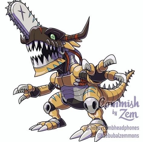 Fan Made Digimon, Digimon Fakemon, Evil Teddy Bear, Monster Oc, Beast Machines, Robot Dinosaur, Digimon Wallpaper, Zombie Dolls, Kingdom Hearts Fanart