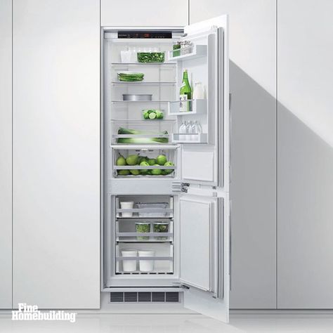 Hidden fridge built ins