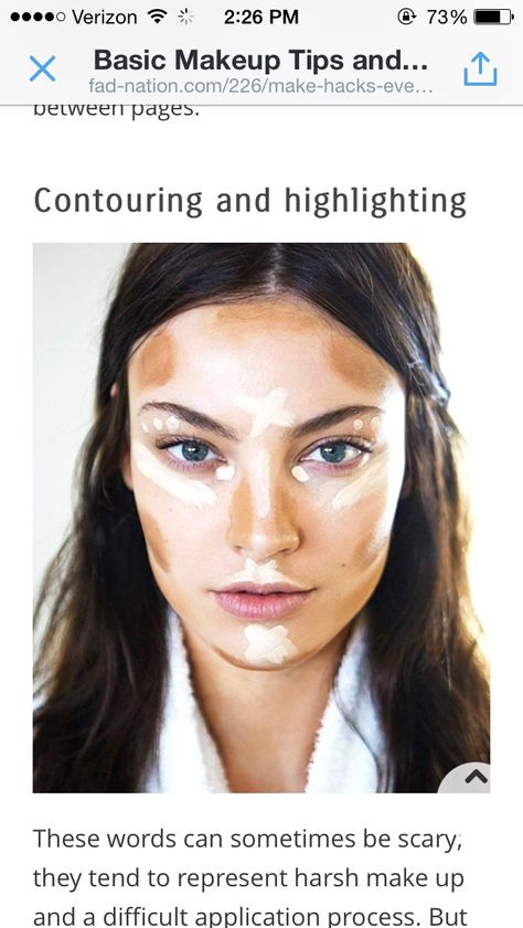 Contouring and highlighting Where To Highlight, Makeup Contouring, Contour Tutorial, Makeup Tip, Makijaż Smokey Eye, Makeup Hacks, Contouring And Highlighting, All Things Beauty, Hair Skin