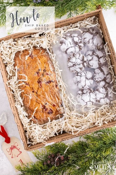 Baked Goods Care Package, Mailing Baked Goods, How To Mail Baked Goods, How To Ship Baked Goods, Shipping Baked Goods, Cranberry Bread Recipes, Cookie Decorating Kit, Shipping Cookies, Cookie Decorating Kits