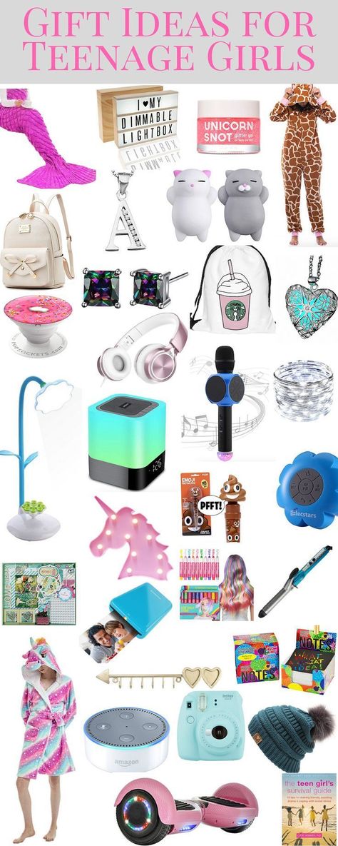 Gift Ideas for Teenage Girls and Tween Girls. Does your teen girl love unicorns or girly things? Or is she more into sports or art? Is she an all around girl and loves it all? Here are some great gift ideas for your teenage girl. #giftguide #teenagegirlgifts #giftideas Gifts For Teenage Girls, Friends Diy, Birthday Gifts For Teens, Ultimate Gift Guide, Birthday Gifts For Sister, Teenage Girls