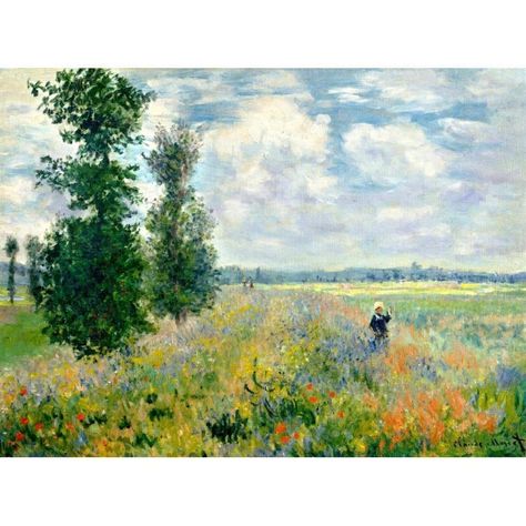 Best Sellers | My Paint by Numbers Poppy Fields, Claude Monet Paintings, Monet Paintings, Hur Man Målar, Fine Art Landscape, Poppy Field, Impressionist Paintings, Landscape Prints, Artist Canvas