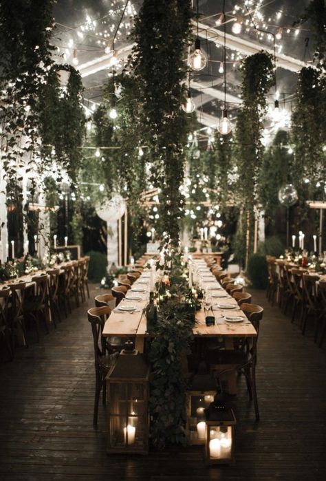 Beautiful outdoors wedding ideas #iliveitaly Rustic Country Wedding Decorations, Greenery Wedding Decor, Rustic Wedding Decorations, Country Wedding Decorations, Outdoor Wedding Reception, Long Table, Rustic Country Wedding, Forest Wedding, Rustic Wedding Decor