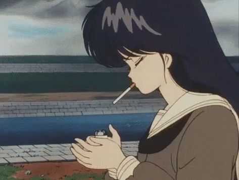 Aesthetic Anime GIF - Aesthetic Anime - Discover & Share GIFs Anime Artist, Illustration Anime, 90 Anime, Lil Skies, Old Anime, 90s Anime, Anime Profile, 영감을 주는 캐릭터, An Anime