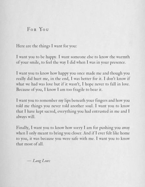 Love And Misadventure, Lang Leav, Poem Quotes, Poetry Quotes, Pretty Words, The Words, Beautiful Words, Relationship Quotes, Words Quotes