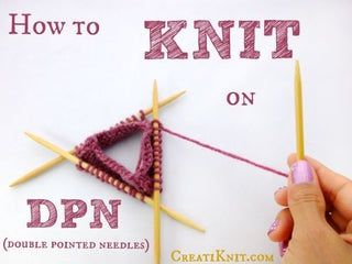 Dpn Knitting, Double Pointed Knitting Needles, Beginner Knitting, Knitting Help, Knitting Tips, Needle Felting Tutorials, Knitting Tools, Knitting Instructions, Double Pointed Needles