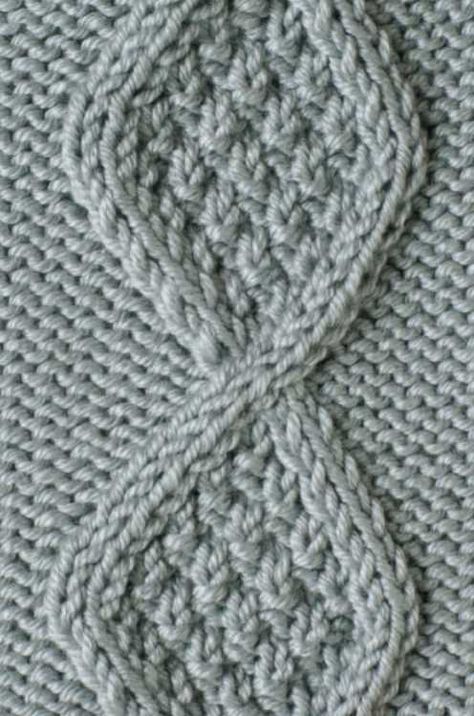 Free Knitting Stitch Textured Diamond Cable Panel. 13-stitch panel Textured Cable 1 Textured Cable Panel of 13 sts on a background of reverse St st.... Knit Stitch Patterns Cables, Knit Stitch Patterns Free, Cable Knit Sweater Pattern, Knitting Projects Free, Cable Knit Blankets, Art Geek, Cable Knitting Patterns, Cable Knitting, Baby Knitting Patterns Free