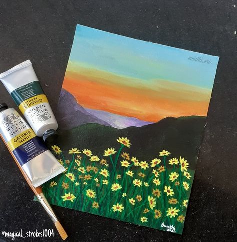 Art Jamming Ideas Easy, Cute Art Projects, Mini Canvases, Acrylic Painting Flowers, Canvas Paint, Brown Art, Simple Acrylic Paintings, Mini Canvas, Painting Art Projects