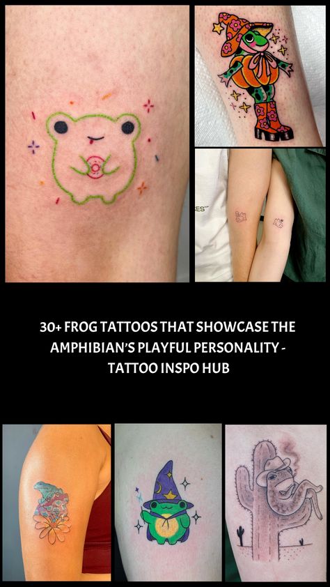 Frogs have long been a popular tattoo choice due to their symbolic meaning and visually appealing look. As amphibious creatures, frogs represent Barcode Tattoo, Amazing Frog, Aries And Sagittarius, Octopus Tattoos, Frog Tattoos, Bear Tattoos, Eagle Tattoos, Mask Tattoo, Fox Tattoo