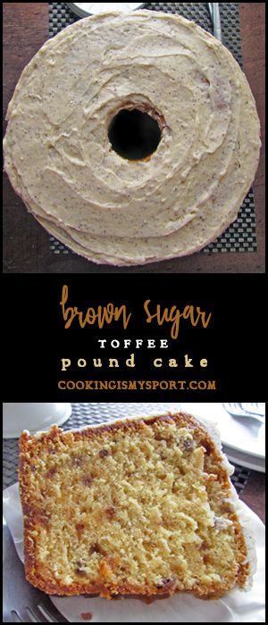 Brown Sugar Toffee, Celebrate Myself, Cake Cooking, Best Thanksgiving Recipes, Glass Measuring Cup, Toffee Bits, Butter Frosting, New Cake, Bundt Pan