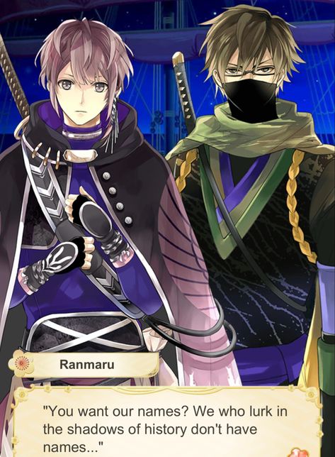 Sasuke’s Dramatic Route — Ch 12 | Ranmaru & Sasuke from Ikémen Sengoku #CYBIRD #ikemenseries Sengoku Period, Ikemen Series, Ikemen Sengoku, Become A Fashion Designer, A Fashion Designer, Otome Game, Shoujo Manga, If Only, Handsome Anime