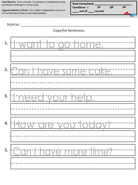 Cursive Sentence Practice Math – Turkdizileri.club Handwriting Spacing Worksheets, Copy Work Printables, Trace And Write Sentences, Sentence Practice Kindergarten, Handwriting Sentences To Copy, Writing Simple Sentences Worksheets, Sentences To Practice Handwriting, Tracing Sentences Worksheets, Handwriting Sentence Practice