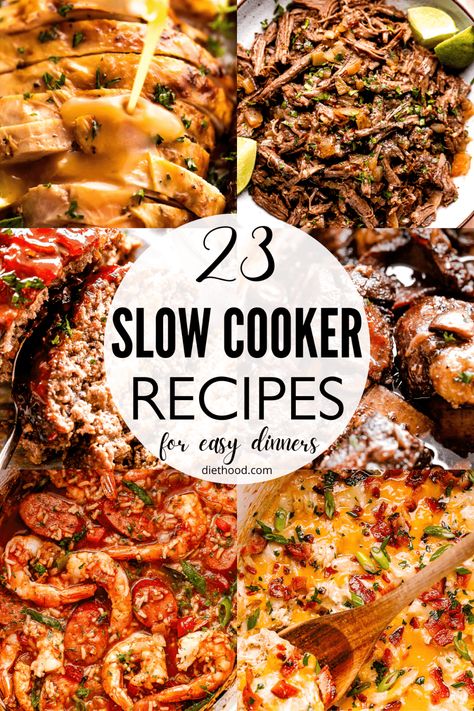 Slow Cooker Dinner Ideas, Diethood Recipes, Beef Barbacoa Slow Cooker, Crock Meals, Slow Cooker Salsa, Main Recipes, Kid Meals, Easy Crockpot Dinners, Best Crockpot Recipes