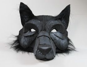 J Springer: Masquerade wolf masks Wolf Masks, Animal Masquerade, Cardboard Mask, Paper Mache Mask, Play Props, Wolf Costume, Wolf Mask, Animal Mask, Dog Mask