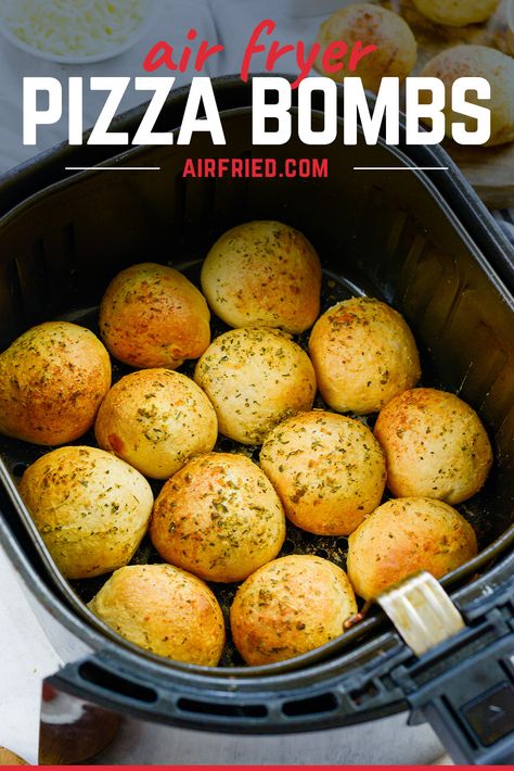 Pizza Bomb, Mens Quiff, Air Fryer Pizza, Airfryer Recept, Air Fried Food, Air Fryer Oven Recipes, Air Fry Recipes, Air Fryer Dinner Recipes, Sports Hairstyles