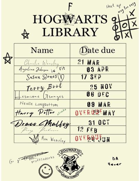 Harry Potter Library Card, Hogwarts Library Card, Harry Potter Study Aesthetic, Potterhead Room, Harry Potter Character Aesthetic, Harry Potter Books Aesthetic, Potterhead Aesthetic, Harry Potter Aesthetic Slytherin, Harry Potter Words