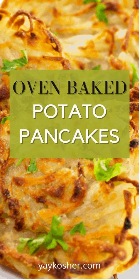 Oven Baked Potato Latkes Baked Potato Cakes Oven, Oven Baked Mashed Potato Cakes Recipe, Potato Pancakes Shredded, Baked Potato Cakes, Gluten Free Potato Pancakes, Baked Potato Pancakes, Easy Potato Pancake Recipe, Mashed Potato Cake Recipe, Potato Latkes Recipe