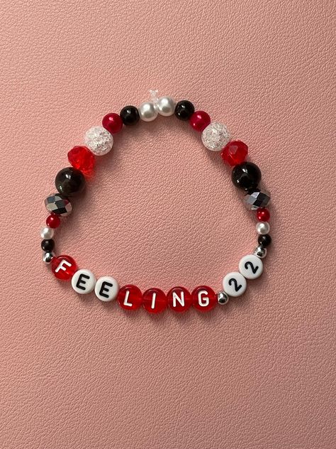 #Red_Friendship_Bracelet_Ideas #Red_Eras_Tour_Bracelets #Unique_Taylor_Swift_Bracelets #Red_Taylor_Swift_Bracelet Red Eras Tour Bracelets, Red Friendship Bracelet, Swiftie Bracelets, Concert Bracelets, Taylor Bracelets, Frendship Bracelets, Eras Bracelets, Music Bracelet, Swift Bracelets