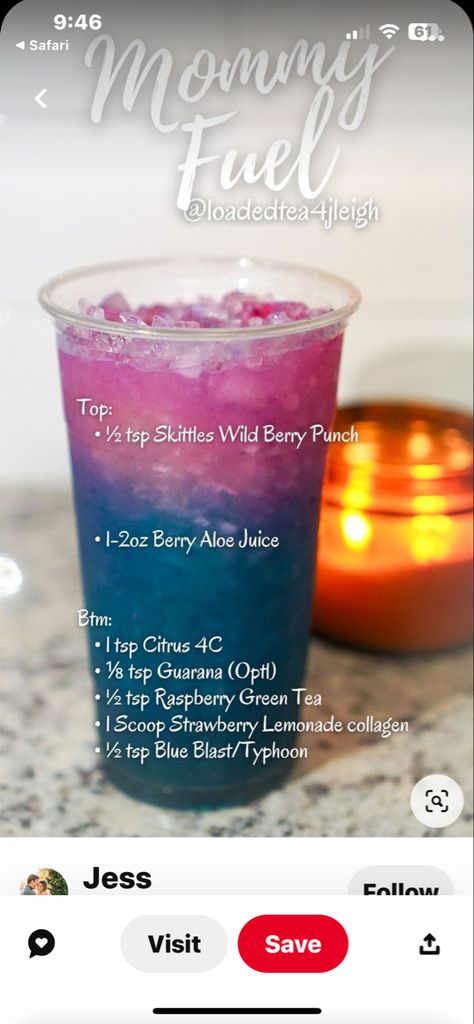 Skittles Loaded Tea Recipe, April Loaded Teas, Fourth Of July Herbalife Tea, Loaded Tea Co, Loaded Tea With Waka, Nutrition Drinks Loaded Teas, Energy Drink Recipe, Flavored Water Drinks, Energy Tea Recipes