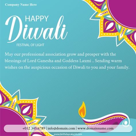 Happy Diwali Festival of Light Card for Company Diwali Template For Business, Diwali Wishes Card, Diwali Wish, Diwali Wishes Messages, Diwali Greeting, Diwali Cards, Good Luck Wishes, Festival Of Light, Diwali Greeting Cards