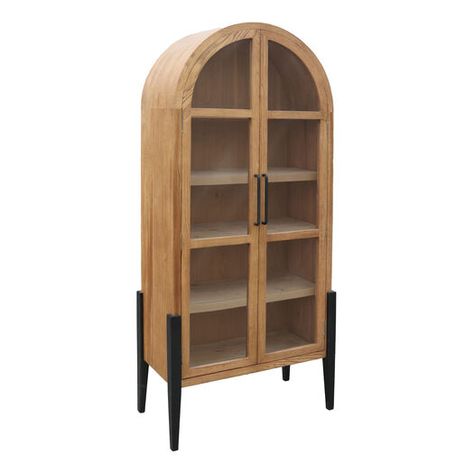 Collection Display Cabinet, Hanging Display Cabinet, Arched Display Cabinet, Nyc Living, Wood Arch, Media Console, Bar Cabinet, Florida Home, World Market