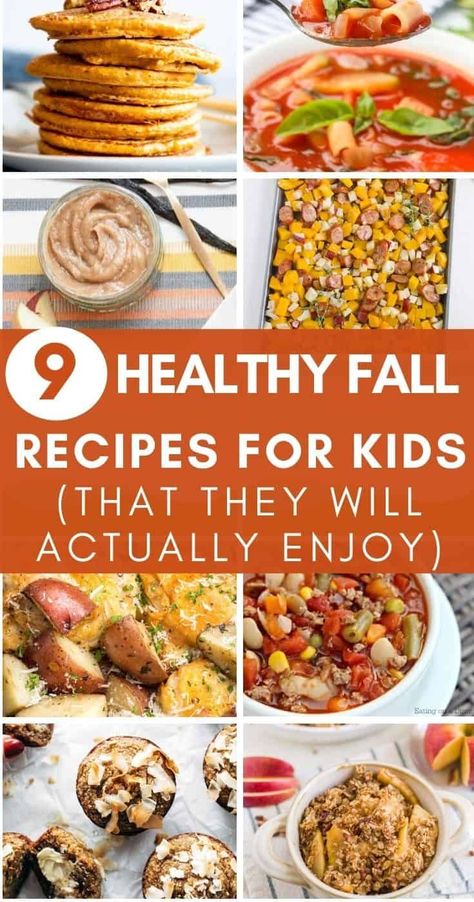 Here are some some of the best healthy fall recipes for kids that we were able to find. Kids will love these! Fall Lunches For Kids, Fall Recipes For Kids, Fall Recipes Kids, Fall Lunch Ideas, Toddler Treats, Healthy Fall Recipes, Daycare Meals, Pumpkin Granola, Yogurt Parfaits