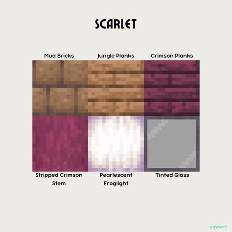 #Minecraft
#MinecraftBuilds
#MinecraftPalette
#MinecraftArt
#MinecraftDesign
#MinecraftInspiration
#MinecraftCommunity
#MinecraftCreators
#MinecraftBuilders
#MinecraftIdeas
#MinecraftColorPalette
#MinecraftBuilding
#MinecraftArchitecture
#MinecraftCreative
#MinecraftDecor
#MinecraftCreation
#MinecraftCrafting
#MinecraftWorld
#MinecraftPlayers
#MinecraftInspo
#MinecraftMasterpiece
#MinecraftArtists
#MinecraftGaming
#MinecraftBlocks
#MinecraftDesignIdeas
#MinecraftTips
#MinecraftTutorial Minecraft Colors Palette, Minecraft Dye Chart, Cherry Wood Block Pallete Minecraft, Minecraft Palette Ideas, Minecraft Build Pallets, Block Combos Minecraft, Minecraft Block Combos, Block Pallet Minecraft, Minecraft Pallet Ideas