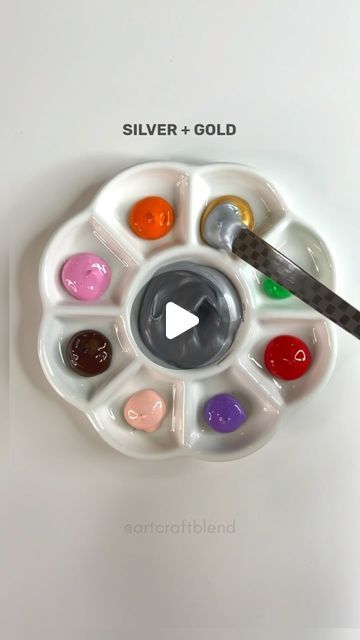 Art Craft Blend on Instagram: "Silver Color Combination Mixing! 🩶
.
.
.
.
.
.
.
.
#colors #paintmixing #colormixing #art #artvideo #color #mixing #palette #asmr #asmrsound #satisfying #satisfyingvideo #artcraftblend" Silver Colour Palette, Color Mixing Palette, Silver Color Palette, Mixing Colors, Colour Mixing, Satisfying Video, Art Studies, Art Videos, Color Combination