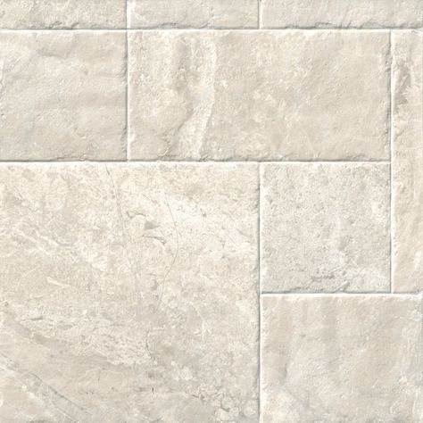 Chester Silver Versailles Porcelain Wall and Floor Tile - The Tile Shop French Stone Wall Interior, Tile Shop The Tile Shop, Porcelain Tile That Looks Like Limestone, Porcelain Tile Entryway, Limestone Mudroom Floor, Light Stone Flooring, Versailles Pattern Tile Floor, Limestone Porcelain Tile, Tile That Looks Like Stone