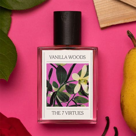 Vanilla Woods - Vanilla Perfume - The 7 Virtues The 7 Virtues, Seven Virtues, 7 Virtues, Vanilla Woods, Vegan Perfume, Summer Perfume, Aromatherapy Benefits, Vanilla Perfume, Perfume Packaging