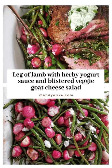 Spring Lamb Recipes, Lamb Dinner Sides, Roast Radishes, Lamb Sides, Lamb Roast Dinner, Lamb Side Dishes, Best Lamb Recipes, Mediterranean Lamb, Easy Lamb Recipes