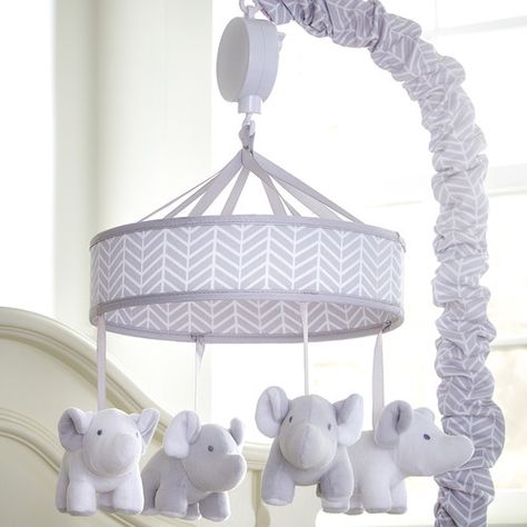 Storybook Nursery, Elephant Mobile, Wendy Bellissimo, Mobile Crib, Baby Crib Mobile, Elephant Plush, Elephant Nursery, Baby Swings, Nursery Mobile