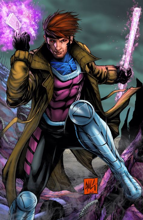 gambit Gambit Xmen, Gambit Wallpaper, Marvel Universe Art, Marvel Mutants, Gambit X Men, Gambit Marvel, Remy Lebeau, Rogue Gambit, Comic Book Artwork