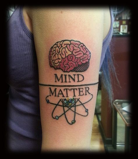 Mind Over Matter Tattoo Ideas, Free Mind Tattoo, Mind Over Matter Tattoo, Mind Tattoo, Fibonacci Tattoo, Tattoo Over Scar, Skin Paint, Tattoo Photography, Tattoo Script