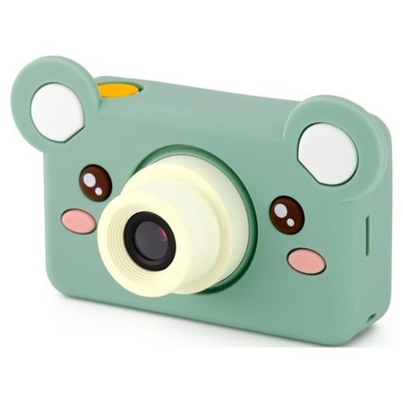 This is a straightforward, durable first camera that fits perfectly into the palm of a child's handor perfectly into your fanny pack, should you need to carry it for them. This virtually indestructible camera is compact and cute and it does away with all of the distracting video games that so many other kids' cameras have. It also feels great to hold and is covered in a super soft, shock-proof silicone covering that's just as adorable to look at as it is tough. The camera is ready to use straight out of the box. It has everything needed in the box to start the adventure. Size: 3.7" x 2.4" x 1.6".  Color: Multicolor. Kids Digital Camera, Best Digital Camera, Kids Camera, Target Gifts, Toy Camera, Sewing Party, Silicone Cover, The Bear, Charging Cable