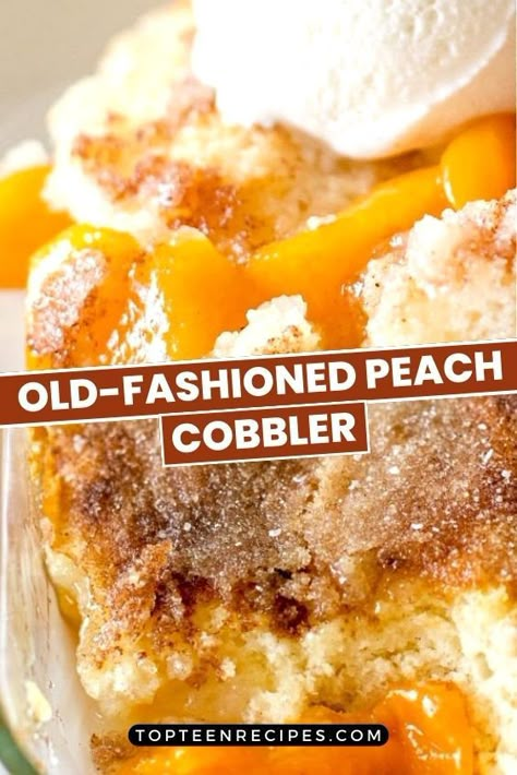 Homemade peach cobbler with canned peaches is an easy way to cook at home while using pantry staples. This wholesome and satisfying peach dessert recipe is always a hit for a quick weeknight meal or a fancy family dinner. Peach Dessert Recipe, Cobbler With Canned Peaches, Peach Cobbler With Canned Peaches, Can Peaches Recipes, Recipe For Peach Cobbler, Can Peach Cobbler, Canned Peach Cobbler, Canned Peach Cobbler Recipe, Good Peach Cobbler Recipe