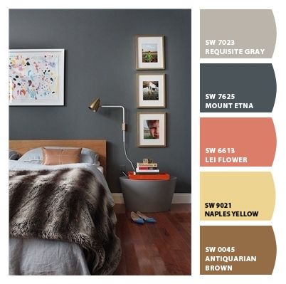 Paint colors from ColorSnap by Sherwin-Williams Mount Etna Sherwin Williams, Sherwin Williams Mount Etna, Sherwin Williams Paint, Interior Paint Colors Schemes, Greige Paint Colors, Greige Paint, Mount Etna, Sherwin Williams Colors, Slate Tile