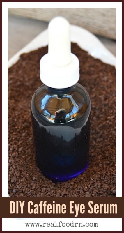 DIY Caffeine Eye Serum. So easy to make a non-toxic serum that helps reduce puffiness and dark circles. You will never pay the high price tag for the store bought stuff again! realfoodrn.com #caffeineeyeserum #coffee Coffee Serum Diy, Coffee Skin Care Diy Beauty, Coffee Eye Cream Diy, Diy Caffeine Eye Serum, Diy Coffee Eye Serum, Caffeine Serum, Coffee Eye Serum, Caffeine Eye Serum, Beauty Diy