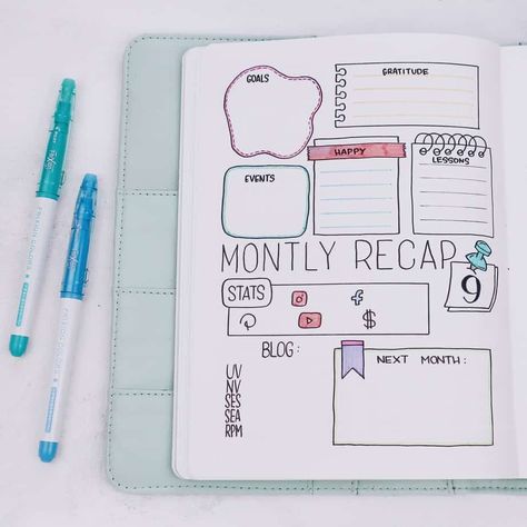 Want to improve your planning skills and start being more organized and productive? Check out these 10 simple planning tips I picked up on the way. #mashaplans #bulletjournal #planning #productivity #tips Bujo Monthly Recap, Monthly Recap Bullet Journal, Back To School Bullet Journal, Positivity Notes, Monthly Recap, Pilot Frixion Pens, Back To School Theme, Bullet Journal Pages, Weekly Log