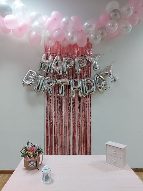 #bday #18th #birthday #pink #goodday #wonderful #happybithday #flowers Pink 20th Birthday, 18th Birthday Party Ideas Decoration Black And Pink, 20th Birthday Pink Theme, 18th Birthday Decorations Hotel, 20 Birthday Photoshoot Pink, 18th Birthday Decorations, 20th Birthday, 18th Birthday, Color Themes