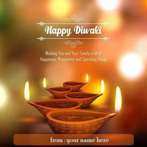 write name on happy diwali wishes quotes images Diwali Greeting, Diwali Wishes, Happy Diwali, Diwali, Greeting Card, Candles, Quotes