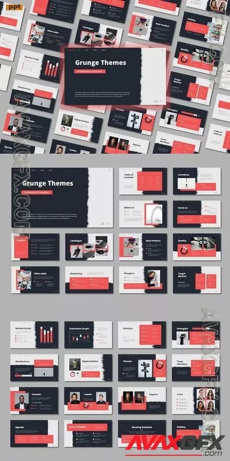 A bold and modern presentation template with a dark red grunge background. Perfect for creative projects, presentations, and more. Download now and get Grunge Layout, Red Grunge Background, Presentation Layouts, Red Presentation, Physics Questions, Red Grunge, Ppt Template Design, Free Powerpoint Presentations, Free Ppt Template