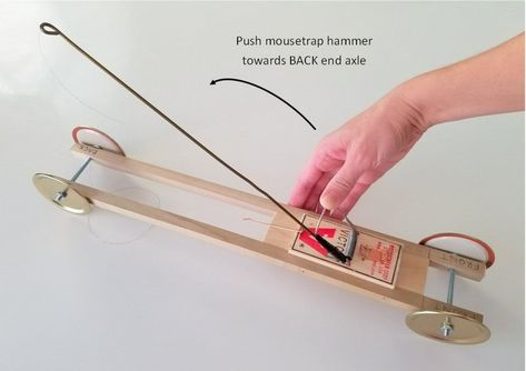 Mouse Trap Car, Mousetrap Car, Wind Wheel, Mouse Trap, Potential Energy, Mouse Traps, Threaded Rods, Kinetic Energy, Mason Jar Lids