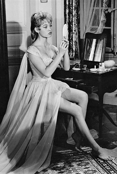 Brigitte Bardot, The Bride Is Much Too Beautiful, 1956 Bridgette Bardot, Bridget Bardot, Bardot Dress, Great Legs, Golden Age Of Hollywood, Brigitte Bardot, Vintage Hollywood, Vintage Beauty, Jennifer Aniston