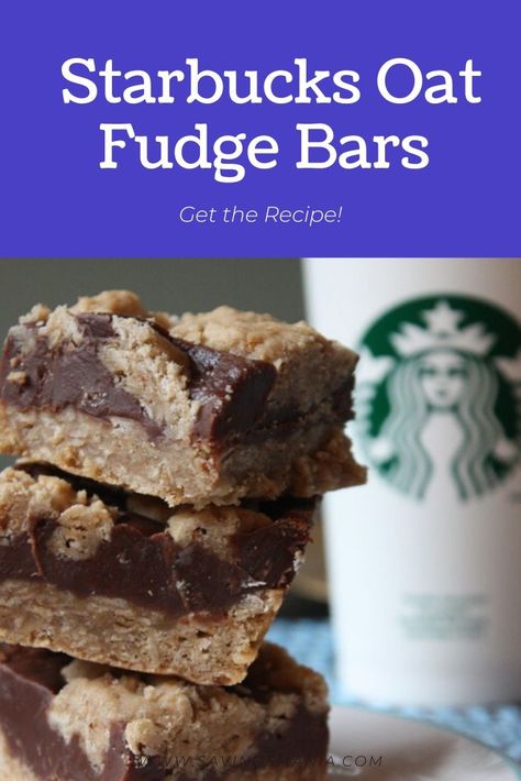 Oat Fudge Bars, Oat Fudge, Oatmeal Fudge Bars, Starbucks Chocolate, Oat Bar Recipes, Christmas Drinks Alcohol Recipes, Christmas Drinks Alcohol, Fudge Recipes Chocolate, Fudge Bars