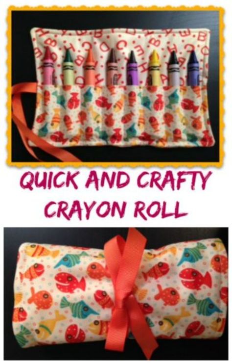 Sewing Projects to Make and Sell - Crafty Crayon Roll Up - Easy Things to Sew and Sell on Etsy and Online Shops - DIY Sewing Crafts With Free Pattern and Tutorial Projects To Make And Sell, Room Decor Crafts, Crayon Roll, Home Decor Diy Crafts, Home Decor Diy, Make And Sell, Diy Room Decor, Decor Crafts, Crayon