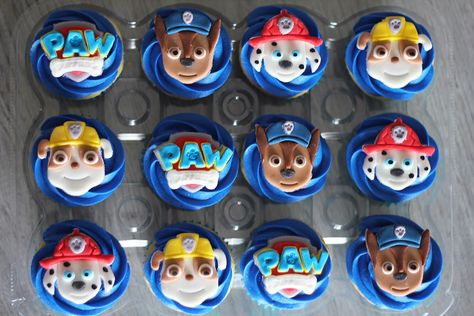 Paw Patrol Cupcakes 2019 Paw Patrol Party Cupcakes, Mighty Pups Cupcakes, Paw Patrol Muffins, Cupcakes Paw Patrol, Paw Patrol Cupcakes, Theme Cupcakes, Baby Boy Birthday Cake, Paw Patrol Birthday Cake, Jeremiah 1