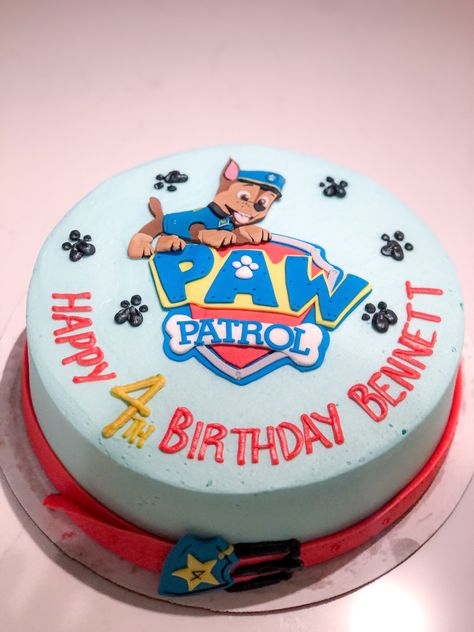 Paw Patrol Birthday Cake Buttercream, Paw Patrol Birthday Cake, 3 Birthday, Cake Buttercream, Paw Patrol Cake, Paw Patrol Birthday, Bday Cake, Round Cakes, 5th Birthday